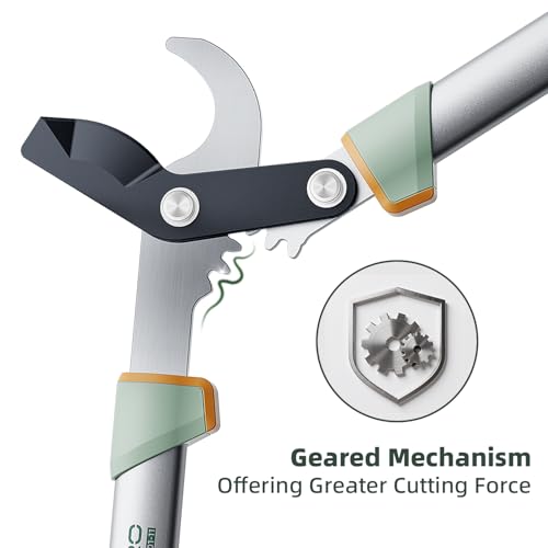Image of PrunePro Loppers for Tree Trimming Stainless Steel Branch Cutter Heavy Duty Bypass Tree Pruner Rust Resistant Sharp Blade Up to 2 inch Tree Limb Trimmer for Gardening