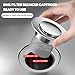 3 in 1 Kitchen Sink Drain Strainer Drain Stopper Stainless Steel,Kitchen Sink Stopper Kitchen Drain Pop Up Sink Stopper Strainer,Fits US Standard 3-2 Inch (Copper Core)
