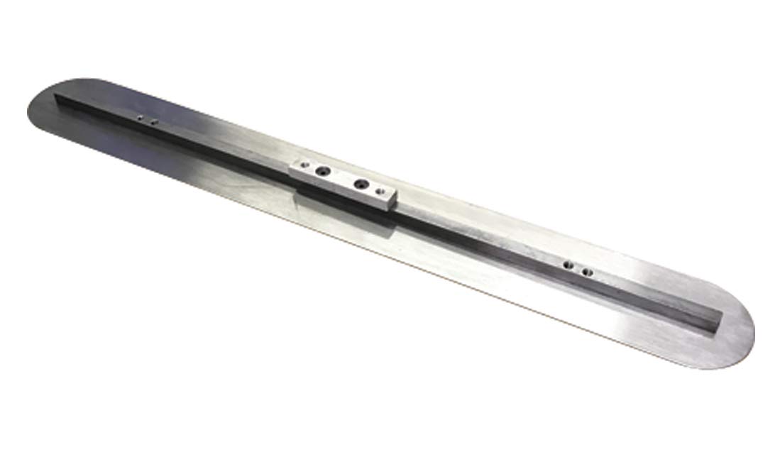 Multicrete Concrete Float Zinc Plated Fresno Trowel 3Ft Or 4Ft Options Imprinted Concrete Tools (3Ft Concrete Steel Float Fresno Blade Only)