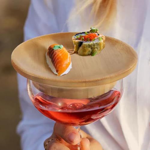 Topper de tábua de charcutaria para taças de vinho, capas para taças de vinho | tampas de charcutari