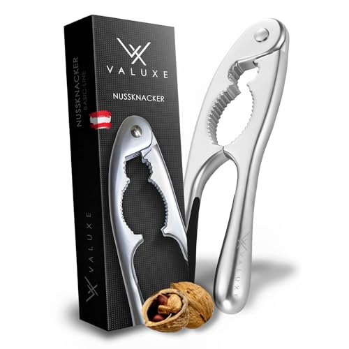 VALUXE® Premium Nussknacker aus Edelstahl - Nußknacker für...