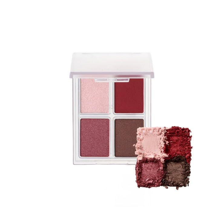 4 Colors Eyeshadow Palette 08 Spica Shell (Rouge Soir)