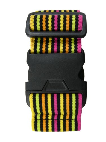 JTB商事 ワンタッチケースベルト イージーフィット ストライプ柄 イエロー 509004011