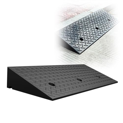 Rampa pesada de goma para bordillos con altura 6 cm