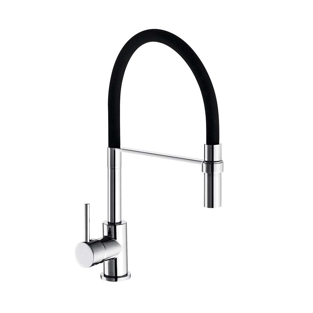 Idro-Bric Kit Lavello Alta con Doccia Estraibile Winter Nero