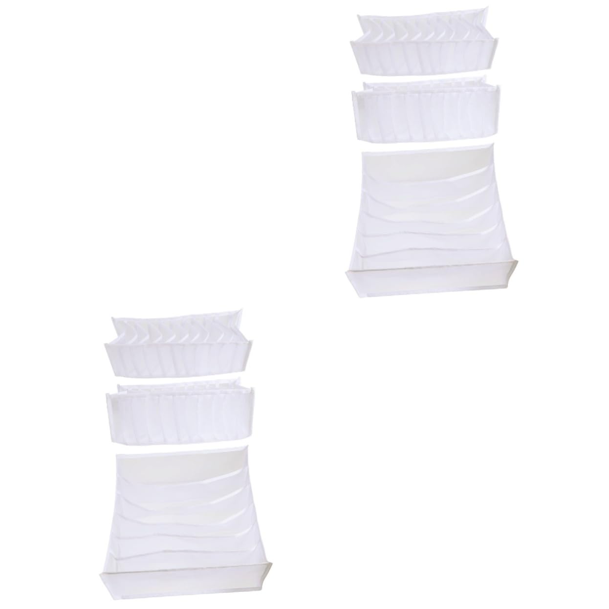 Cabilock 6pezzi Organizer Per Armadio Per Sottovesti Calze e Cravatte Di Contenitori Con Scomparti Per Biancheria Intima e Accessori Soluzione Pratica Per Closet Ordinato