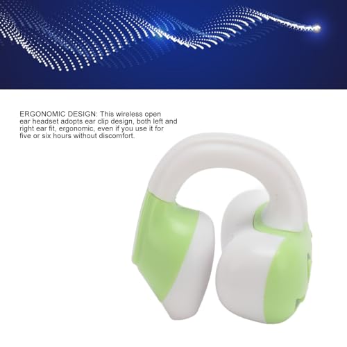 Auricular clip Sanpyl Bluetooth 5.3 abierto verde miniatura 3
