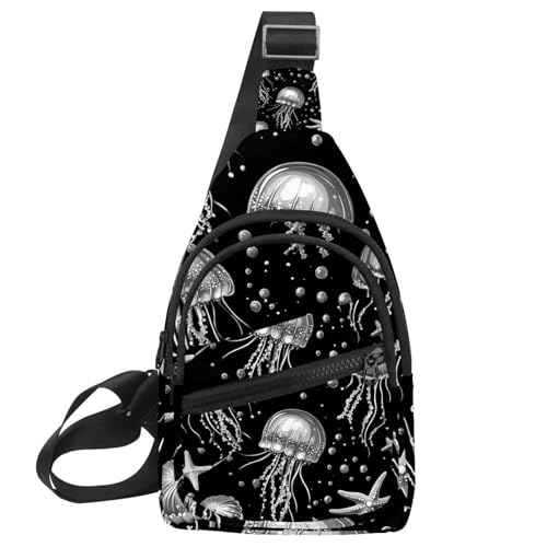 Bolsos cruzados con diseño casual de pingüinos y bandolera convertible unisex