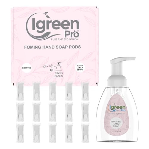 Image of Foaming Hand Soap I Hand Soap l Clean Hands I Great Scent I Soft Hands I Make 15 bottles x 8 OZ = 120 Oz I 15 Packs(Water Soluble)