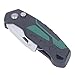 Folding Utility Knife for Paper with Portable Plastic Handle, Steel Material, Fast Change Blades, Ideal for Cutting Carpets, Plastics, Cardboard