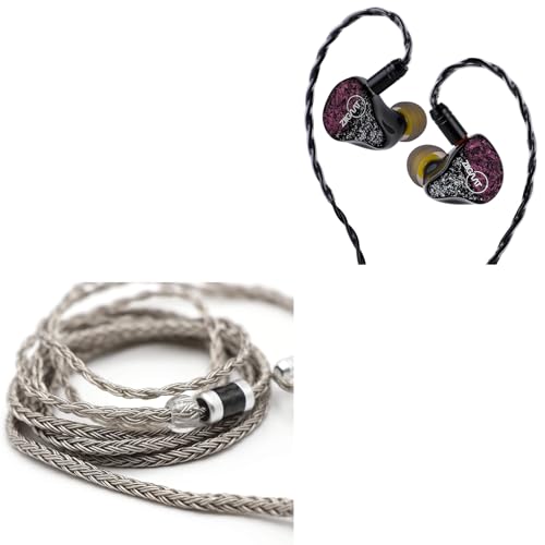 Image of Linsoul ZiiGaat Odyssey in-Ear Monitor, 1DD+3BA Hybrid IEM Earphone, Wired Gaming Earbuds, Tripowin Zonie 16 Core Silver Plated IEM Cable