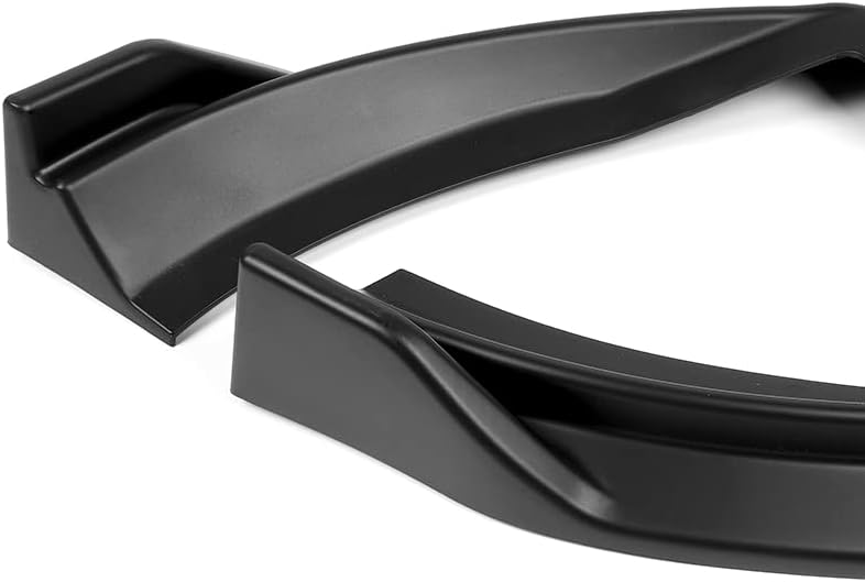 3PCS Front Bumper Lip Kit fit for Compatible with 2013-2020 Nissan 370Z, GT-Style Splitter Trim Protection Spoiler, Air-Dam-Chin-Diffuser (Unpainted Matt Black)