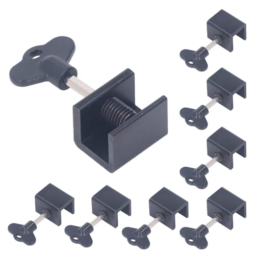 Mejores precios y opiniones de Puertas correderas aluminio los más solicitados. 37 Cerraduras para Ventanas, 10Juegos de Cerraduras para Ventanas y Puertas Corredizas, Topes de Seguridad Ajustables para Ventanas, Tope de Puerta de Aluminio, Cerradura de Seguridad...