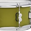 Pacific Drums Concept Maple Snare, 14" x 5.5", Satin Olive Finish Ply | Features a 10-ply European Maple shell and high-end DW drum hardware #2