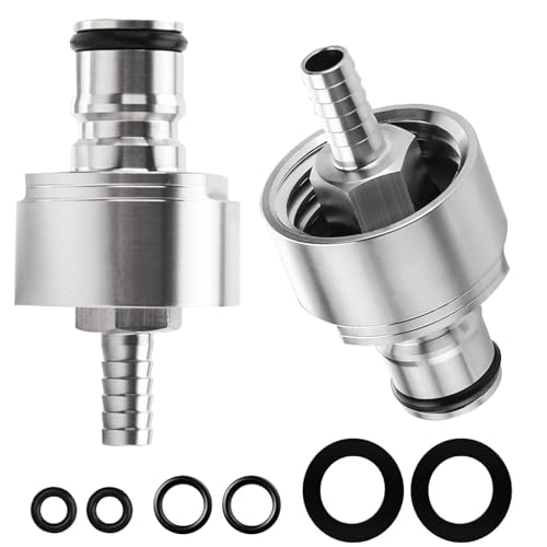 Dbgogo Carbonation Cap, 2 Pack Stainless Steel PET Bottle Filler for Soda