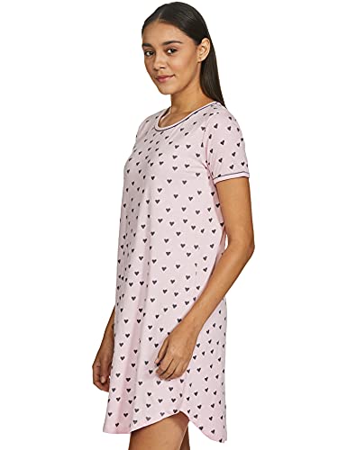 Image of A.T.U.N. (ALL THINGS UBER NICE) Womens Printed Cotton Round Neck Knee Length Regular Dress