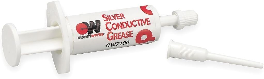 CHEMTRONICS CW7100 CONDUCTIVE GREASE, SYRINGE, 6.5G