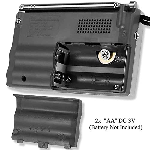 OcioDual Mini Tragbares Radio 2 Band FM/AM mit Kopfhöreranschluss Klein Transistor BC-R21 Taschenradio - Image 5
