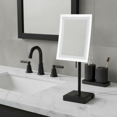 Espejo de maquillaje Jerdon con luz LED y aumento 5X miniatura 2