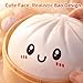 Giant Mystery Dumpling Squishy, 4 Inch Jumbo Dumpling Stress Ball, Squishy Bun, Anxiety Relief Fidget, Soft Squeeze Decompression Dough for Adults Classroom Prizes & Party Favors (Pink)