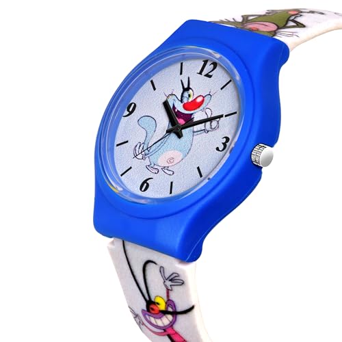 Image of Acnos Character Kid's Happy Colorful Water-Resistant Durable Watch for Boys Kids Boy with Fun Designs Adjustable Strap Positive Messages Watch for Kids