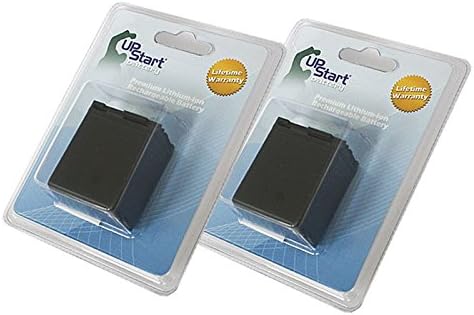 2 Pack - Replacement for Canon VIXIA HG20 Battery - Compatible with Canon BP-827 Digital Camcorder Battery (Decoded 3400mAh 7.4V Lithium-Ion)