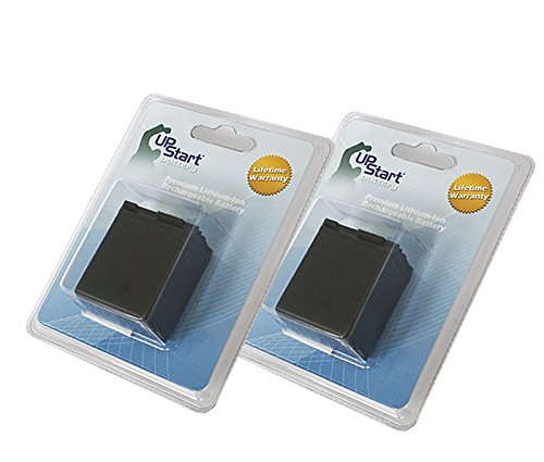 2 Pack - Replacement for Canon VIXIA HF10 Battery - Compatible with Canon BP-827 Digital Camcorder Battery (Decoded 3400mAh 7.4V Lithium-Ion)