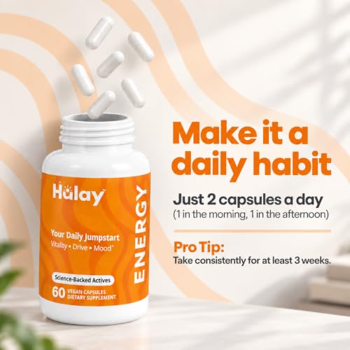 Hulay Energy Pills with Adaptogens