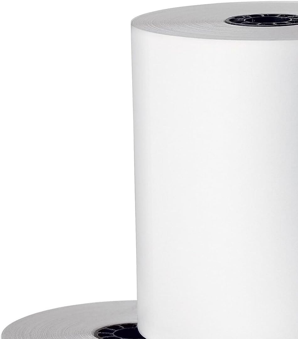 Staples Cash Register and Point of Service Printer Paper 3 Inch X 128 Foot Rolls, For Office, School & Home