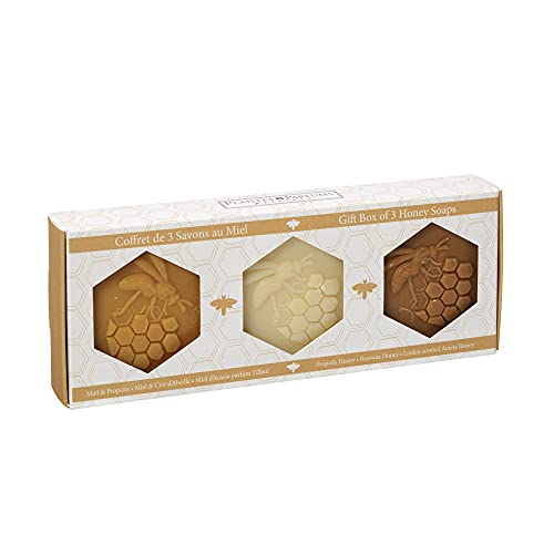 Pflegendes Geschenkset mit 3 duftenden Seifen aus Honig der Provence, 3x100g Cover