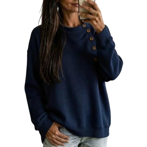 Crewneck Sweatshirts Women Fall Y2k College Fleece Pullover Sweatshirt - image 1