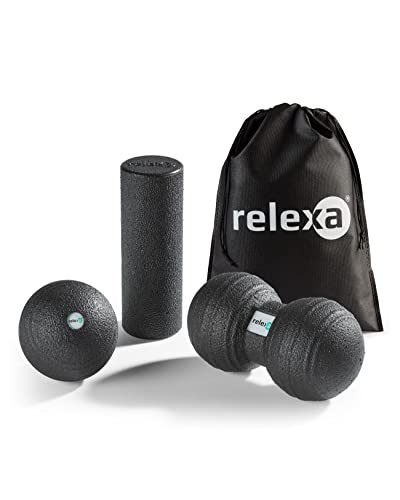 Relexa Faszienset MINI - 4-Teiliges Set Zur Massage Bei Rückenschmerzen &...