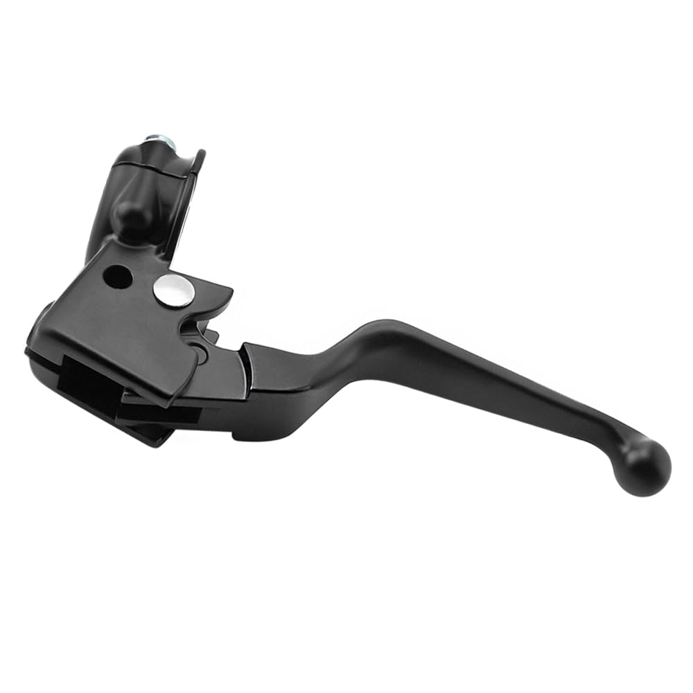 Levier d'embrayage et support de montage pour Harley Davidson Sportster 883 1200 Softail Dyna Electra Glide Road King Fat Boy Night Train Street Bob (Noir)