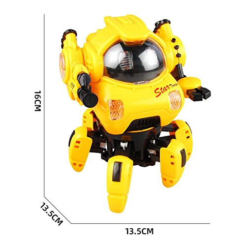 Image of Magicwand 6 Legged Dancing & Walking Star Trooper Rotating Robot for Kids with Light & Sound【Colors as Per Stock】【Pack of 1】