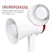 balacoo Handheld Megaphone Megaphone Cheer Megaphones Megaphone Cheer Mini Megaphone Events Megaphone Speaker Plastic Loudspeaker Handheld Loudspeakers Multi-Purpose Loudspeaker