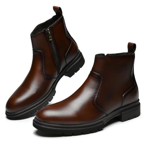 Image of Arkbird Men's Dress Boots Genuine Leather Ankle Boot for Men Classic Casual Oxford Style Footwear