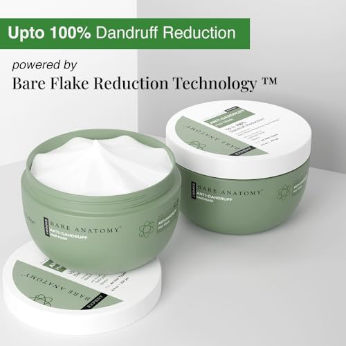 Image of Bare Anatomy EXPERT Anti-Dandruff Hair Mask | Targets Oily Scalp and Sheds Dry Flakes | 250g