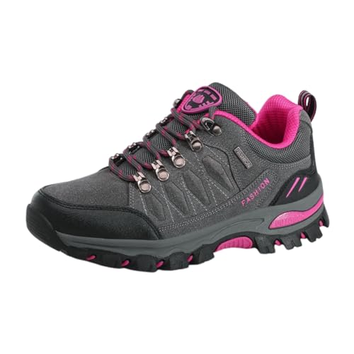 Hixingo Zapatillas Trekking Hombre, Botas Montaña Mid Fondo Grueso, Senderismo Mujeres, 35-45 EU Unisex