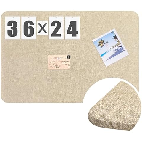 Hahafelt Linen Bulletin Board 36"x24" Cover