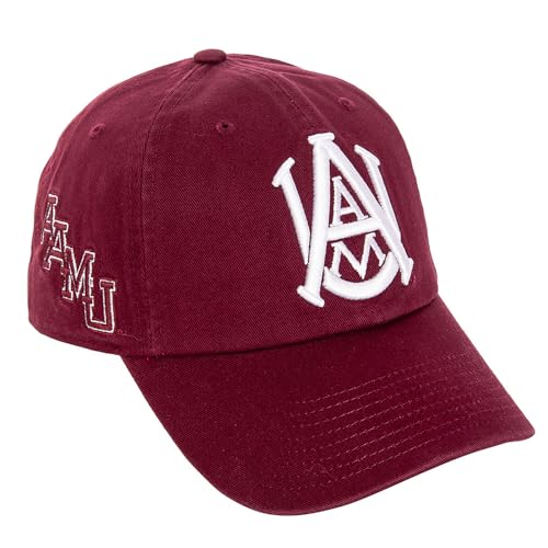 Gorra bordada con visera ajustable color maroon miniatura 1