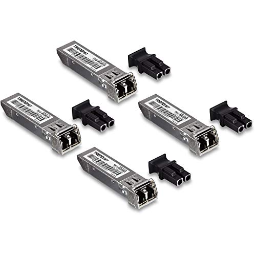 Crazy Clearance TRENDnet SFP Multi-Mode LC Module 4-Pack, TEG-MGBSX/4, Transmission Up to 550m (1804 Ft), Mini-GBIC, Hot Pluggable, IEEE 802.3z Gigabit Ethernet, Supports Up to 1.25 Gbps, Lifetime Protection Best Deal Product TRENDnet SFP Multi-Mode LC Module 4-Pack, TEG-MGBSX/4, Transmission Up to 550m (1804 Ft), Mini-GBIC, Hot Pluggable, IEEE 802.3z Gigabit Ethernet, Supports Up to 1.25 Gbps, Lifetime Protection