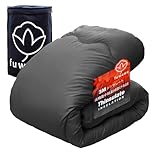 fuwawa 掛け布団 シングル シンサレート 冬用 あったか 冬 羽毛より暖かい 洗える 充填量アップ 軽い あたたかい 抗菌防臭 防ダニ 帝人マイティトップⅡECO使用 SEK認証 掛けふとん 掛ふとん 布団 掛けぶとん 掛ぶとん フィットキルト 収納ケース付き 150x210 ブラック