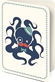 Studio Oh! Artisan Notecards, Mr. Octopus, Box of 8