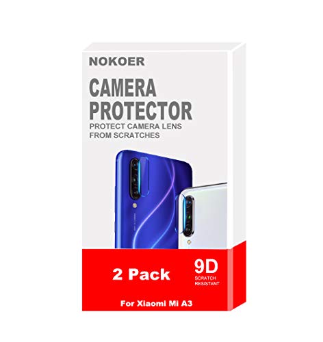 NOKOER Pellicola Fotocamera per Xiaomi Mi A3, [2