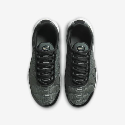 Nike Air Max Plus Big Kids' Shoes (CD0609-302, Vintage Green/Black/Hemp/Vintage Green) Size 44