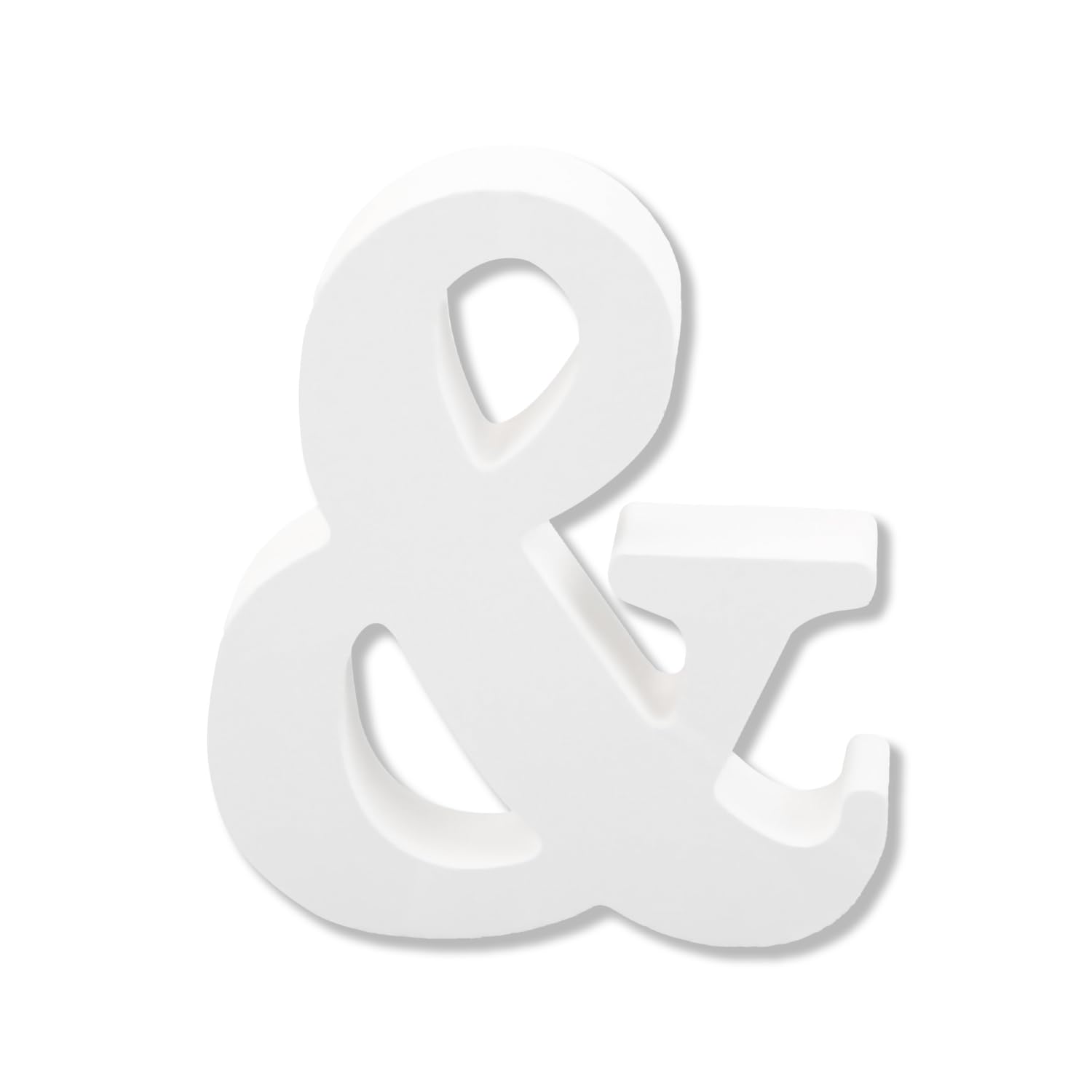 Bojueshaw White Wooden Letters,4 Inch Standing Alphabet,DIY Paintable Letters for Arts & Crafts,Home Decor