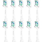 Osctor Replacement Toothbrush Heads Compatible with Philips Sonicare C2 Plaque Control Electric Toothbrush HX9024, 10-Pack