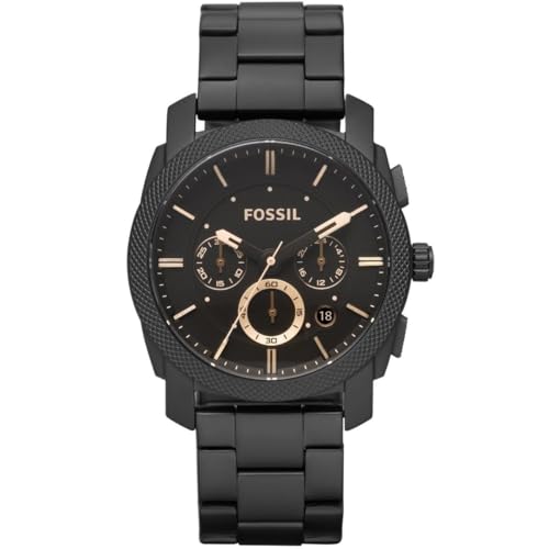 Image of Fossil Machine Chronograph Black Dial Men's Watch FS4682