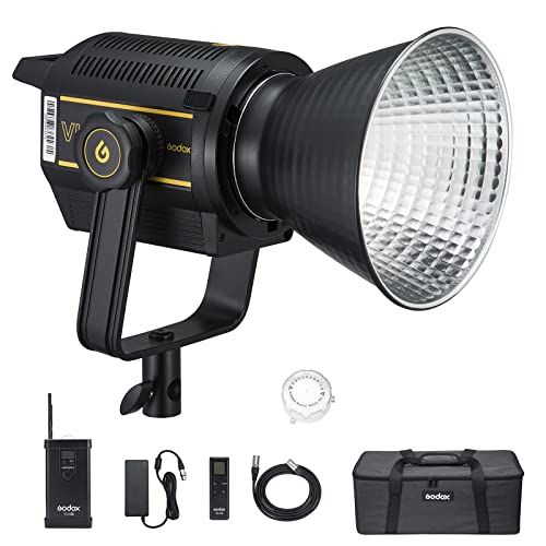 Godox VL150 LED Videoleuchte, 150W LED-Dauerlicht mit Fernbedienung APP, CRI 96, TLCI 95, mit Bowens Mount, für Kinder…