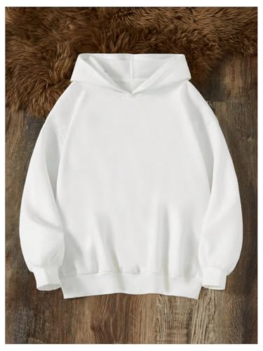 Floerns Cute Hoodies for Girls Graphic Fleece Long Sleeve Hooded Sweatshirts Kids Clothes Tops2